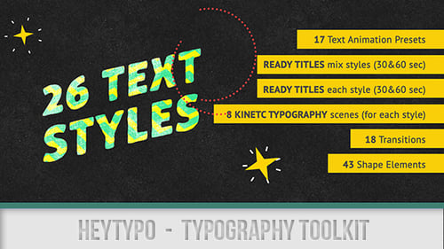 Dynamic Kinetic Typography Toolkit with Creative Text Animations