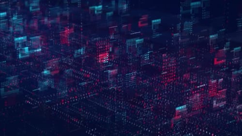 Digitaler Stream-Partikel-Hintergrund