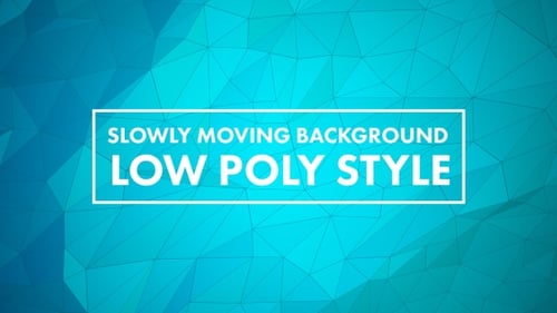 Vídeo de fundo baixo poli de polígonos em movimento