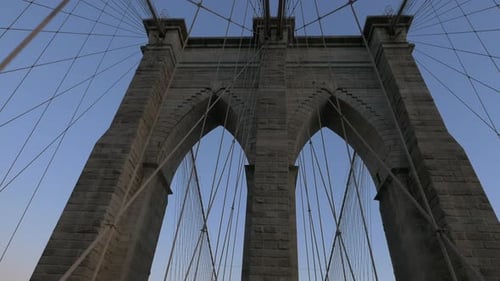 The Brooklyn Bridge tower