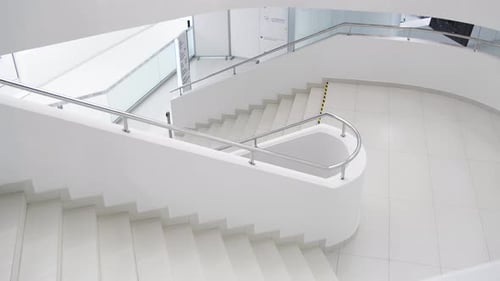 Empty modern office building interior