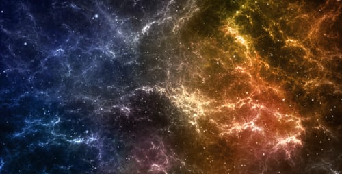 Abstract Nebula Space Travel Looped Background