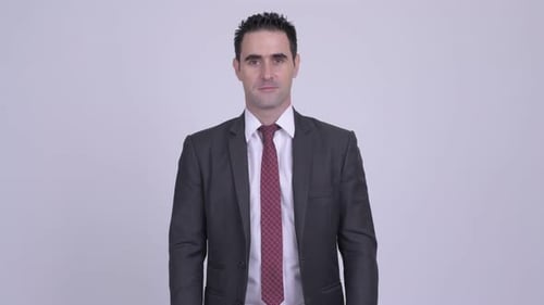 Man In Suit Standing