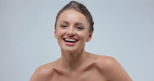Close Up of Woman Smiling