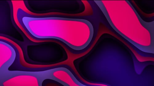 Trendy Gradient Background With Moving Color Patterns Endlessly Looping