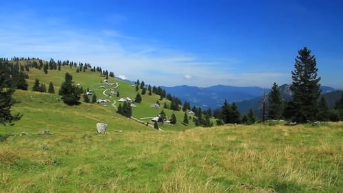 Petit village dans les montagnes