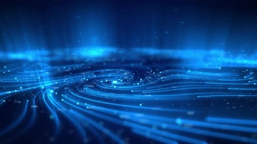 Hightech-Datenlinien-Hintergrund 4K