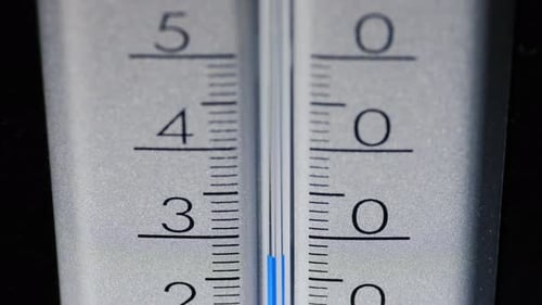 Die Thermometerskala, wo sich