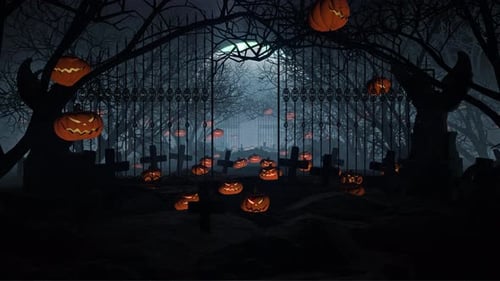 Halloween In Gravestone 03 4K