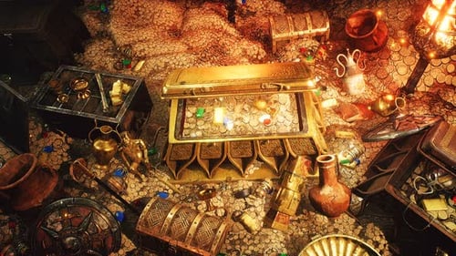 Opulent Treasure Hoard Reveal in Ancient Cave