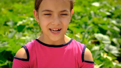 The Child Laughs in the Park