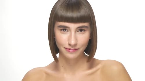 Brunette Bob Hairstyle Beauty