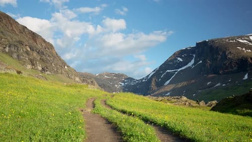 Berglandschaft Zeitraffer