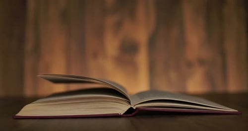 Pages Turning in a Book