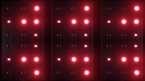 4K-Farbiges Rotationslicht mit blinken