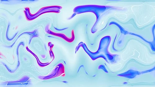 Abstract Fluid Morphing Liquid Blue Purple Pink Background