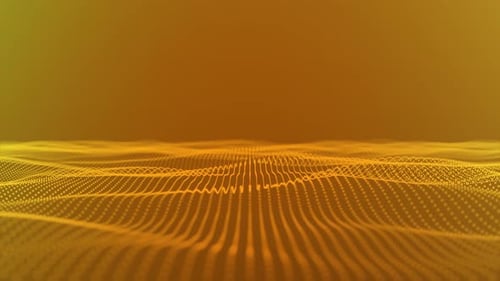 Abstract Fluid Digital Wave Loop Background Animation