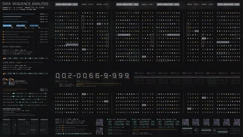 Futuristische grafische Benutzeroberfläche Data Head Up Display