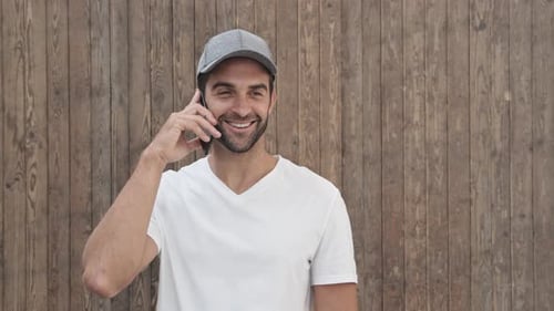 Cap Guy Getting Call
