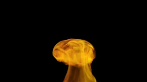 Fluid Abstract Fire Element Alpha Animation
