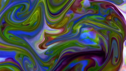 Swirling Ink Abstract Colors Fluid Motion Background