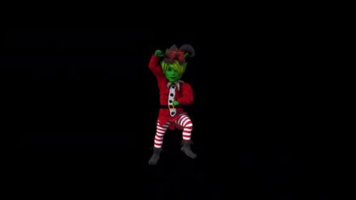 Green Elf Dance 3 – Christmas Concept
