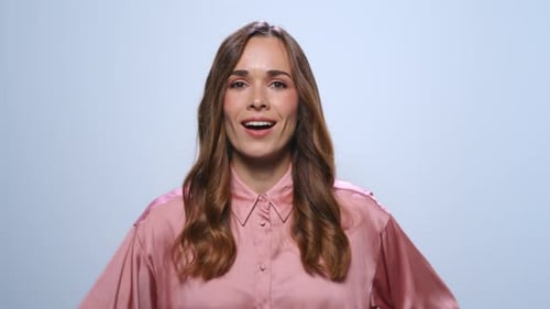 Woman Smiling in Close Up Shot