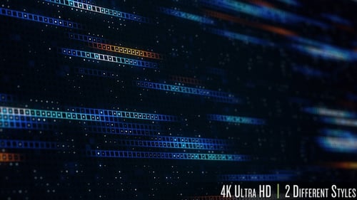 4K Data Technology Concept