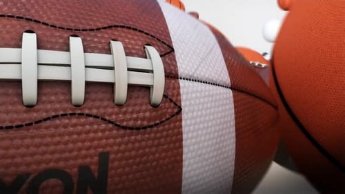 Dynamic 3D Animation of Sports Balls Rolling and Bouncing