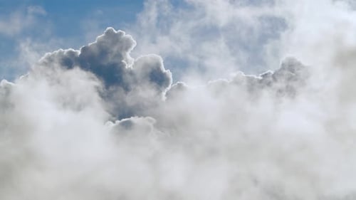 Clouds Time Lapse in Blue Sky