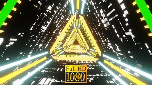 Tunnel Vj Loop Disco Flight HD