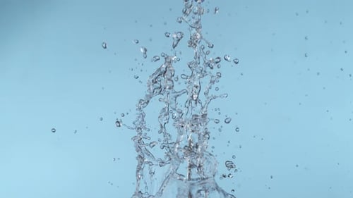 Water splashing in slow motion, shot with Phantom Flex 4K at 1000 frames per second