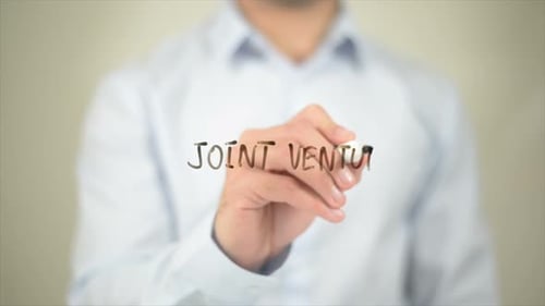 Joint Venture Writing on Transparent Screen