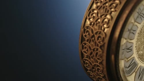 Antique Clock Time Passing