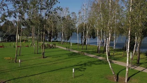 a Place To Relax Near the Drozdy Reservoir in Minsk