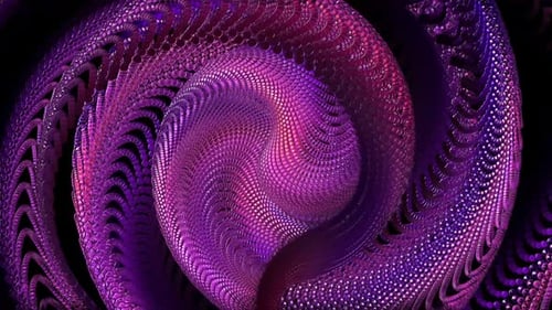 Abstract Colorful Spinning Particles V6