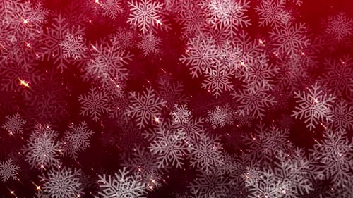 Schneeflocken Roter Hintergrund