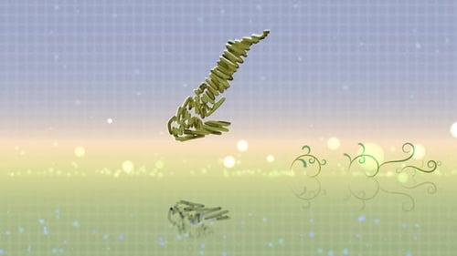 3D Countdown Zahlen Animation Hintergrund 10