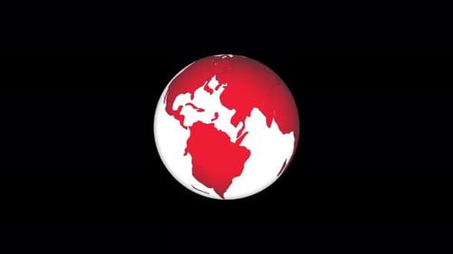 3d Animation of planet Earth. Vd 1732