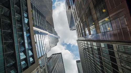Skyscrapers Low Angle