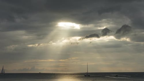 Landscape Evening By the Sea