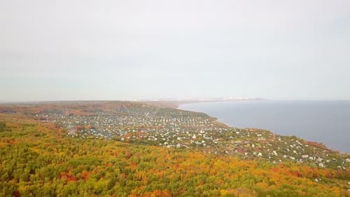 Autumn Nature Sea Village