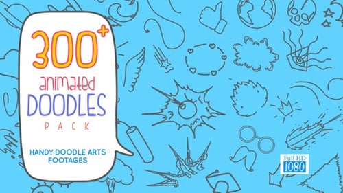 Hand-Drawn Animated Doodle Effects Pack