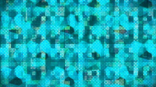 Patrones abstractos brillantes de alta tecnología Broadcast Wall 15