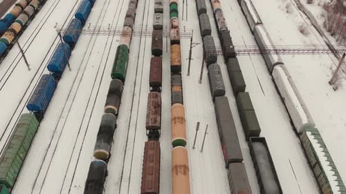 Überfliegen des Bahnhofs