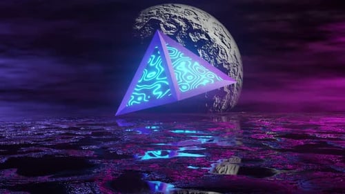 Nebeliger Planet