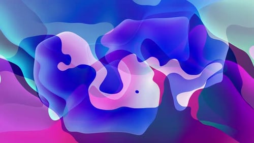 Vidéo de mouvement des ondes liquides colorées fluides abstraites