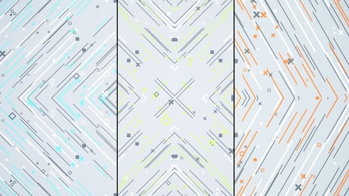 Geometric Shapes White Abstract Backgrounds