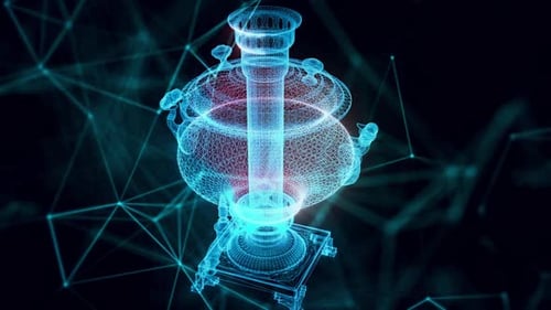 Samovar Hologram Close Up Hd