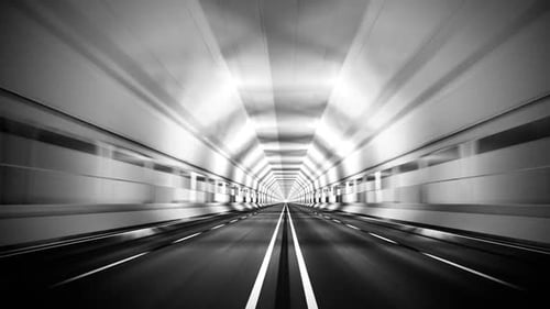 Endless ride through the mysterious infinite tunnel. Loopable animation. HD